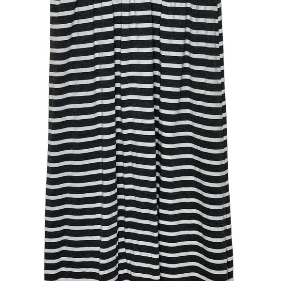 Pink Blush Maternity Striped Empire Waist Maxi Tank Dress Scoop Neck Small Women - Picture 3 of 7